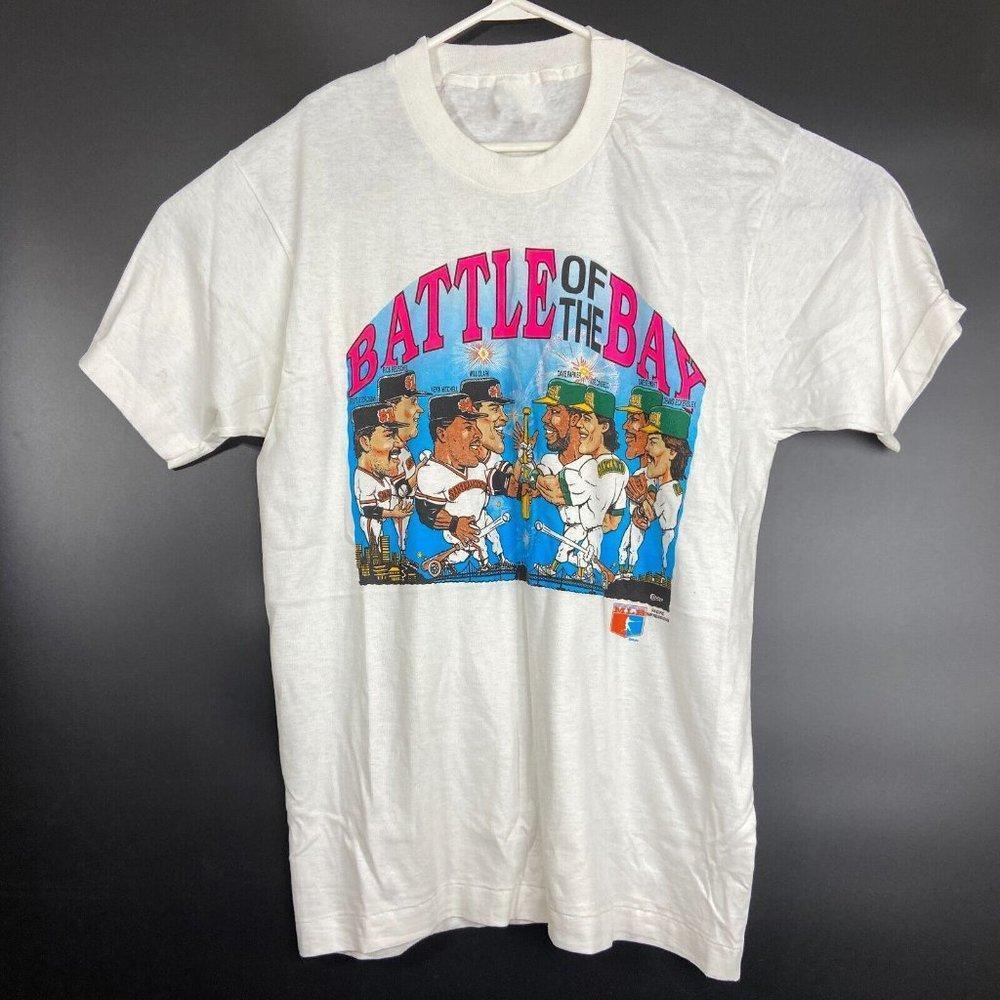 Vtg 1989 Battle Of The Bay Athletics Vs San Francisco Giants Unisex T-shirt